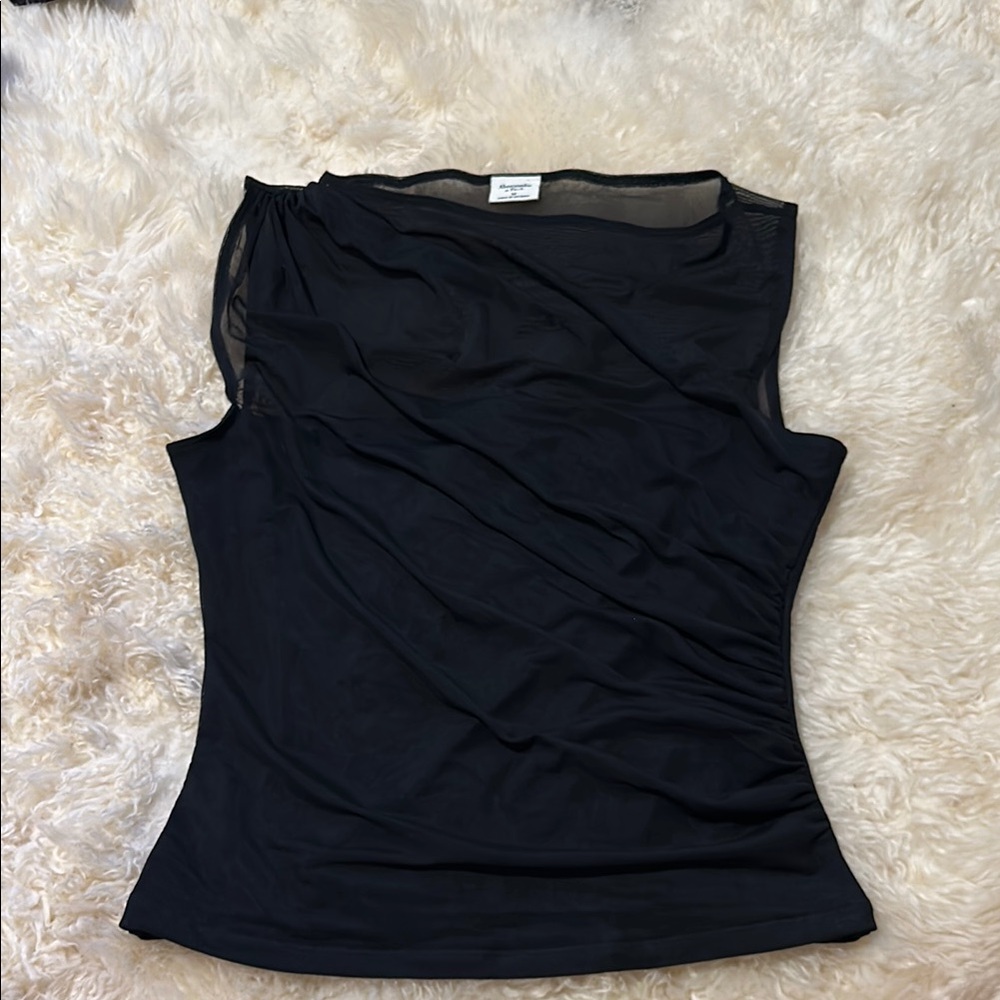 Abercrombie Mesh Slash Tank Top